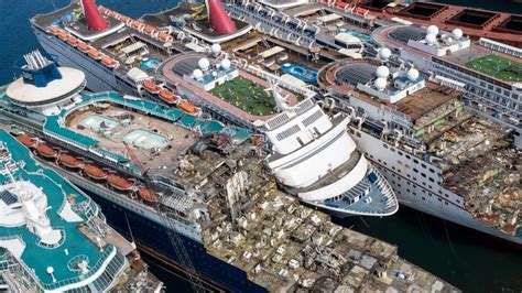 cruise line graveyard.